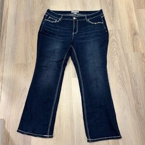 Women's Dark Blue Jeans